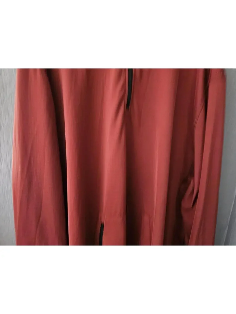 Men's Solaris Pullover Sweater Brown Long Sleeve Workout Size 4XT Front Pocket - Picture 6 of 16